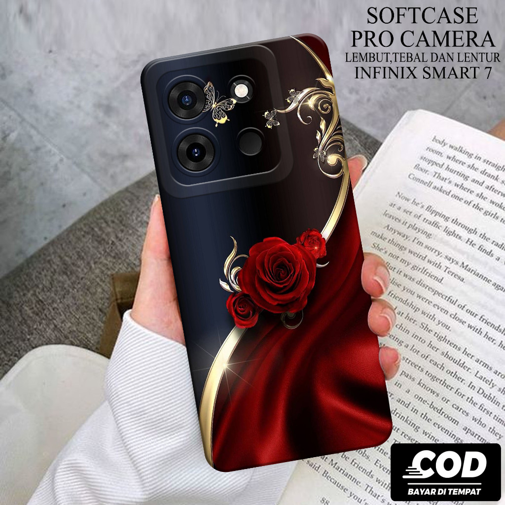 Case Hp Infinix Smart 7 2023 - Softcase Infinix Smart 7 Terbaru - Casing Infinix Smart 7 - Kesing In