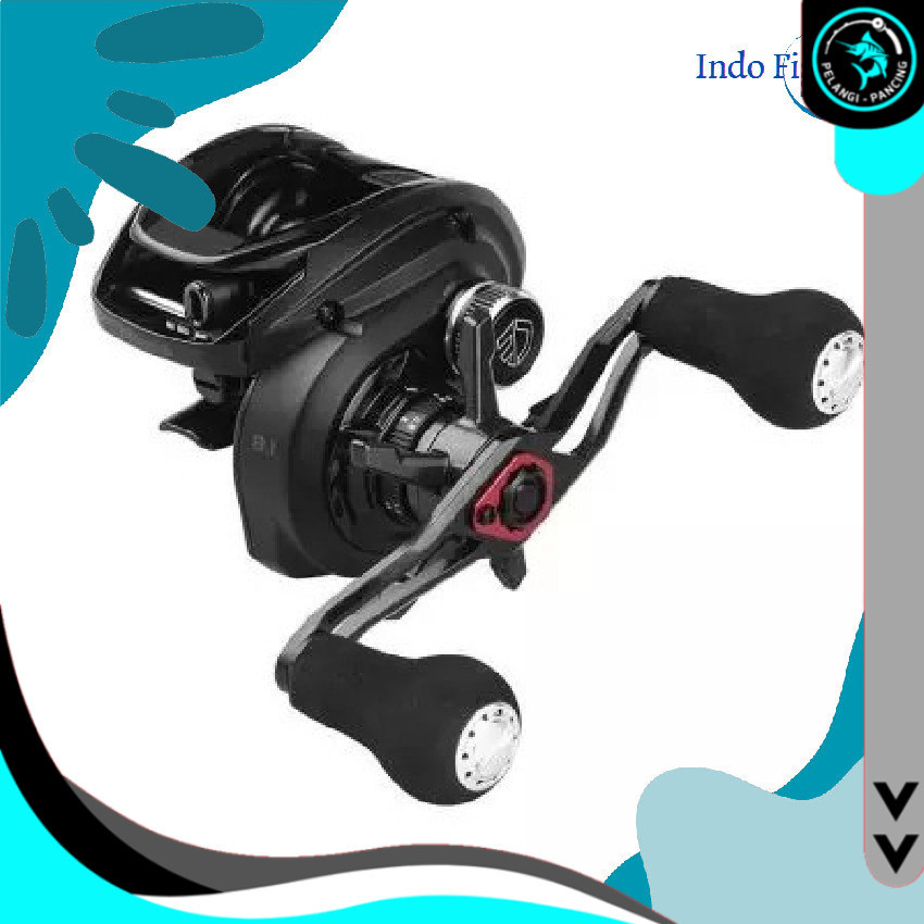Reel Baitcasting OKUMA Hakai HDT 101X-A Ratio 8.1:1 Low Profile BC - Pelangi Pancing