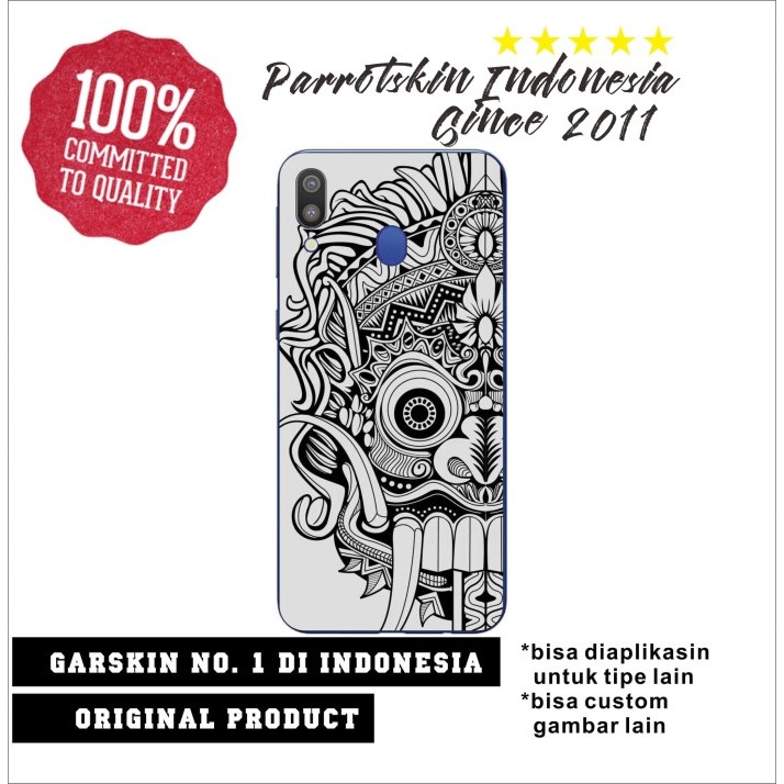 

Garskin skin Protector custom Samsung Galaxy M20 Indonesia Reog case