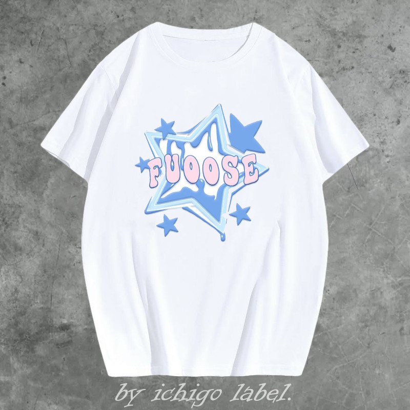 KAOS DISTRO TULISAN FUOSE BINTANG / KAOS DISTRO PRIA WANITA DAN OVERSIZE