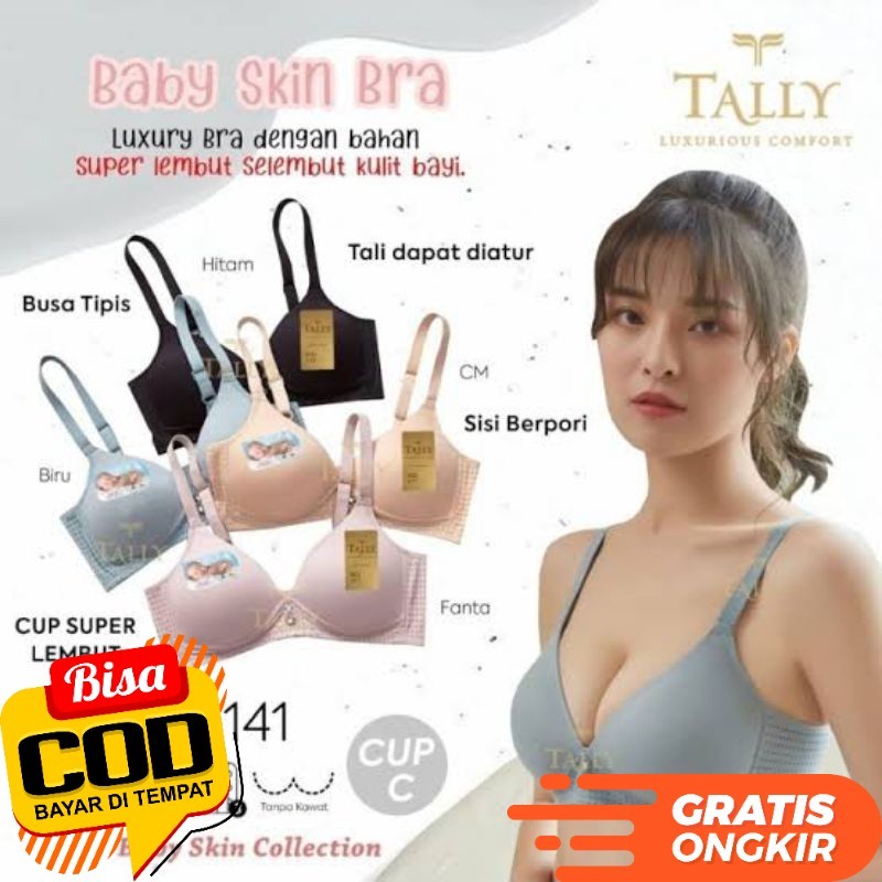 Bra Tally 3141 Baby Skin – Tanpa Kawat, Super Lembut & Nyaman Dipakai Seharian -IDE5035