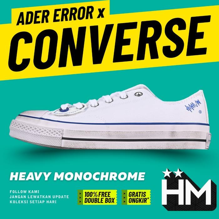 Converse Chuck 70 Low Ader Error Tofu Oyster A14289C Sneaker (Size 35-44)