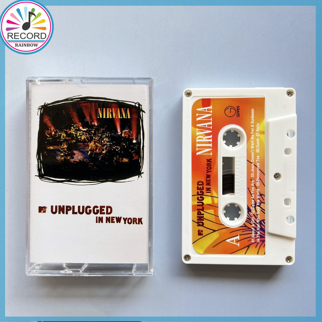 Kaset Pita Nirvana Unplugged In New York Cassette Tape [Tersegel] Terbaru