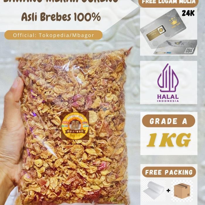

Bawang Goreng 1 Kg Super PREMIUM Asli Brebes Grade Tanpa Campuran Renyah Kriuk - Super Premium [terlaris]