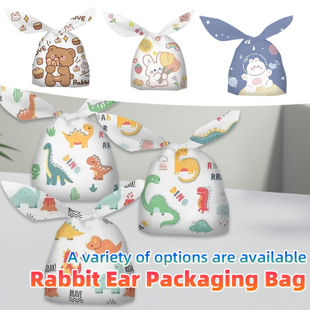 

50pcs Kantong snack hajatan Kecil Motif Tas goodie bag lucu kantong Bungkusan Karakter Souvenir PLastik Cookies Lucu Pesta Perayaan