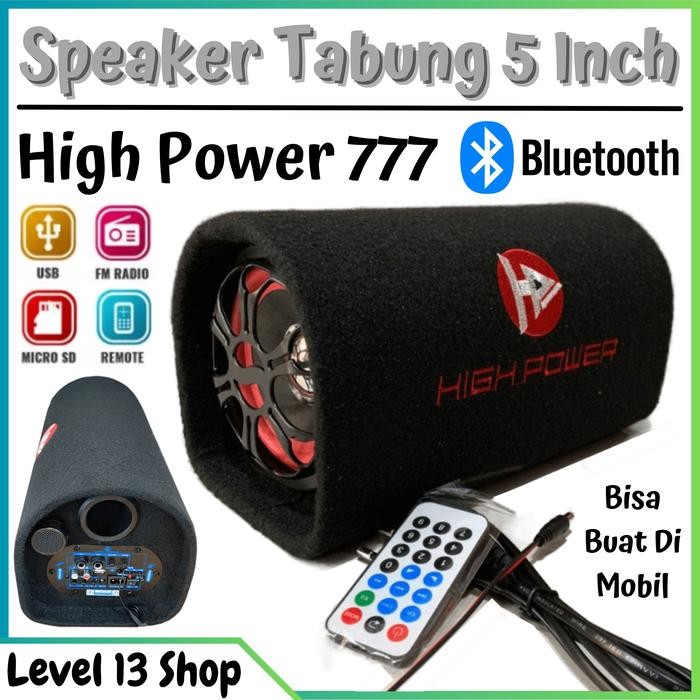 Speaker Aktif HIGH POWER 777 5 INCH Bluetooth Radio / Speaker Bluetooth / Subwoofer Speaker Aktif / 
