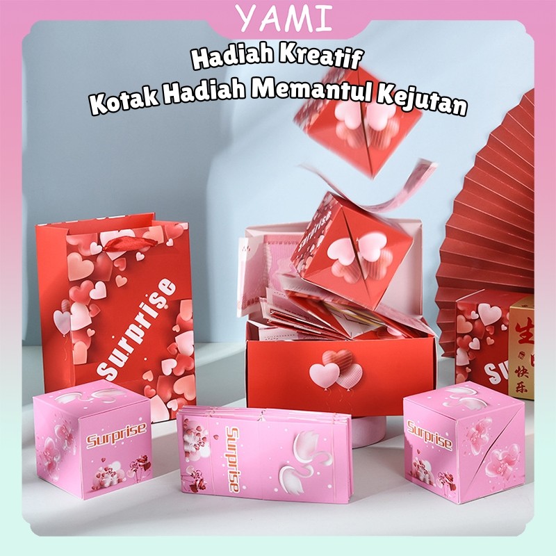 

(Ready)Kotak Hadiah Kreatif / Surprise Box Kado Ulang Tahun / Hampers Ulang Tahun Cewek / Kado Cewek / Kado Surprise / Kado Untuk Pacar