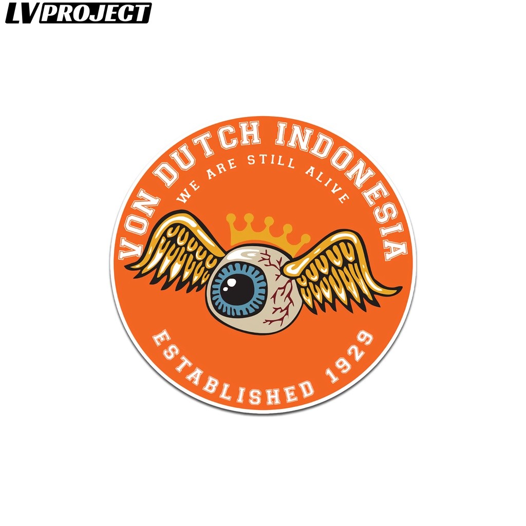

Sticker Vondutch Indonesia Stiker Von Dutch Tahan Air