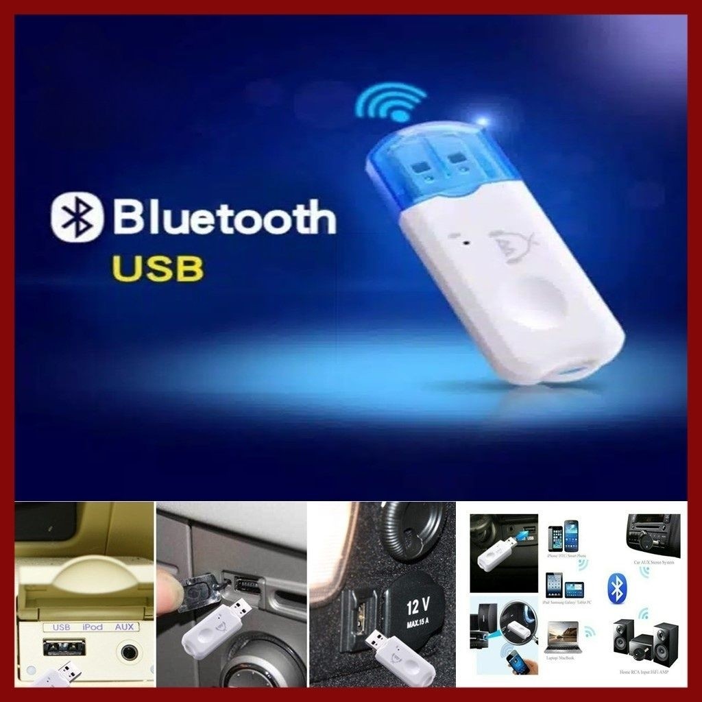 [SDW] pekanbaru/BLUETOOTH MUSIC USB TANPA CABLE AUDIO BLUTUT RECEIVER LANGSUNG PAKAI MEMBUAT SPEAKER