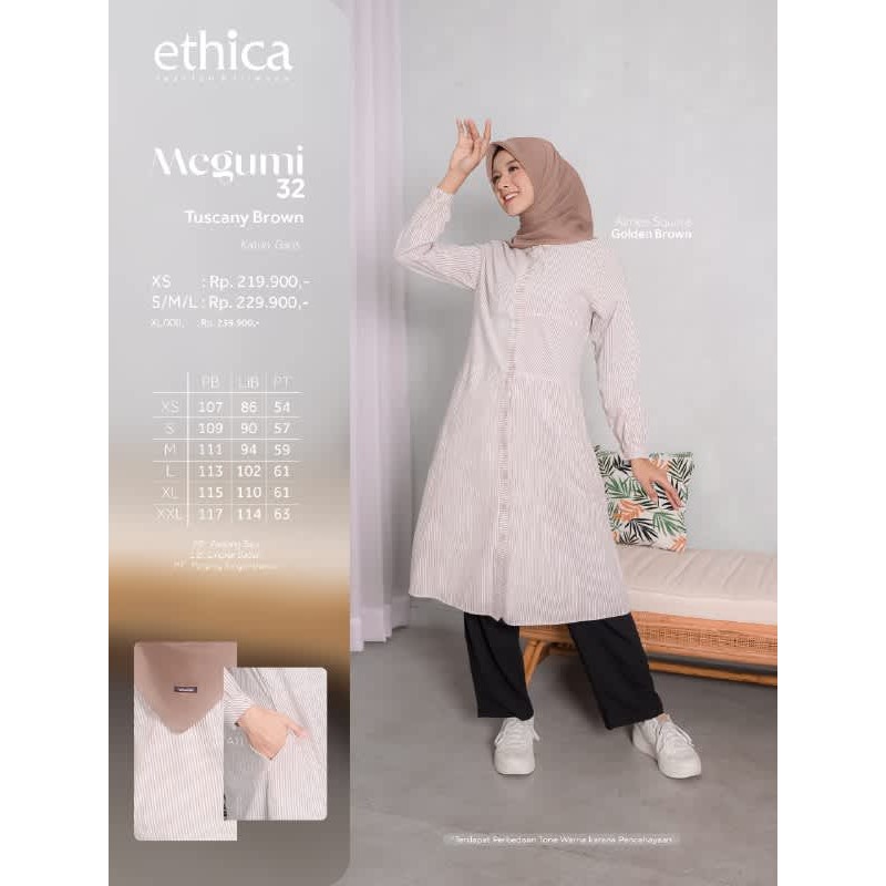 ETHICA TUNIC MEGUMI 32 T.BROWN