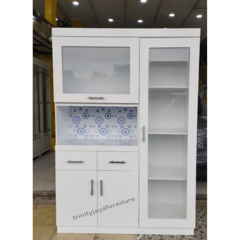 Lemari Sayur  Lemari Piring Lemari Dapur Gendong 3 Pintu Duco Premium Custom /Candra Furniture