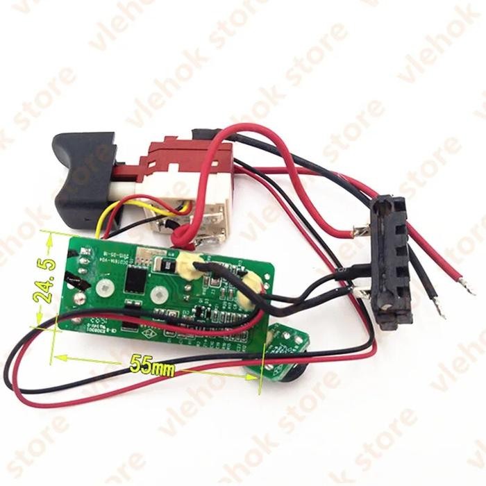 

Switch for WORX WU176 WX176 20V WX176.9 Drill Control board OIMPORT