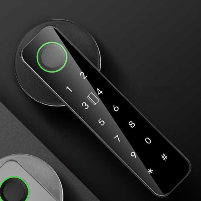 

Smart Door Lock Password Fingerprint Swipe Card