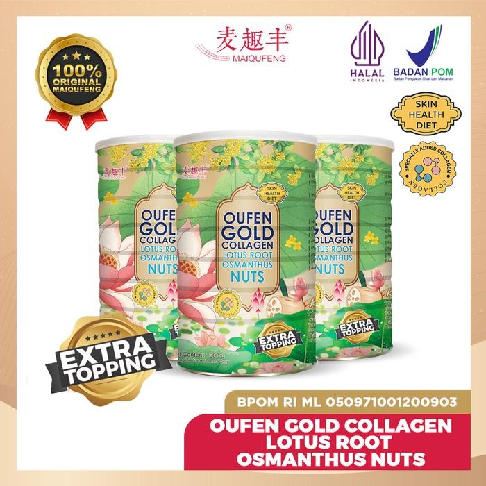 

Oufen Lotus Root Powder Premium Gold Collagen Bubuk Akar Teratai - GOLD USMASNTHUS