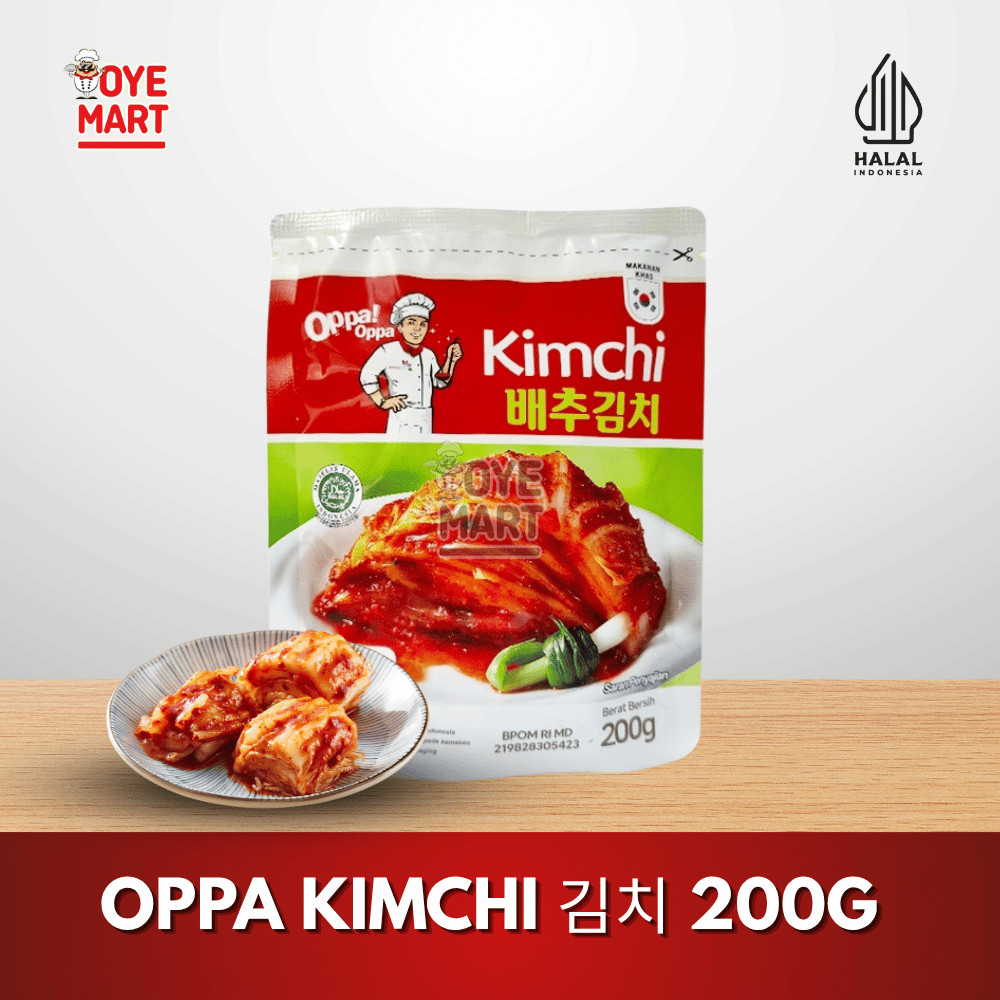 

OPPA KIMCHI 김치 200GR / SAWI PUTIH KHAS KOREA
