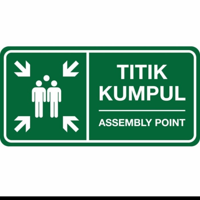 

JUAL SIGN LABEL STICKER SAFETY TITIK KUMPUL UK 20X30CM. SIGN