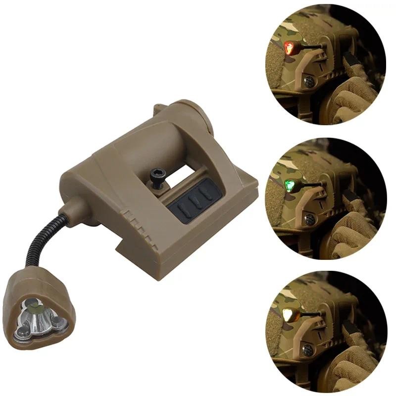 Tactical Helmet Light 4 Mode Green Red IR Laser Helmet Lamp Energy Saving Airsoft Helmet Torch Hunti