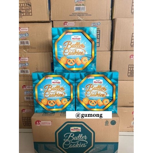

( Paket isi 3 Box ) Marindo Butter Cookies Kaleng Tin