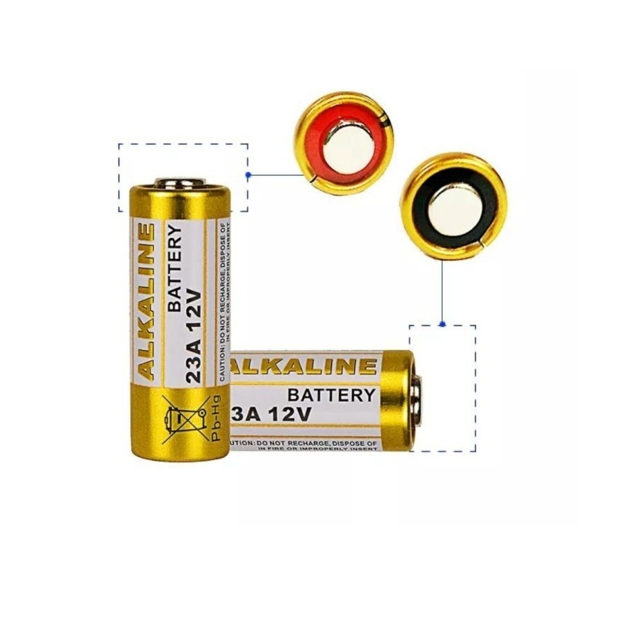BATERAI ALKALINE 23A 12V BATERAI  12V BATERAI A23 BATERAI ALKALINE MINI BATERAI BELL PINTU