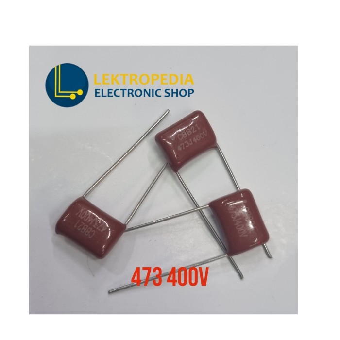 Milar Volt Tinggi 473 / 400v Kapasitor 400 v 47nF 47 nF Mylar Keramik