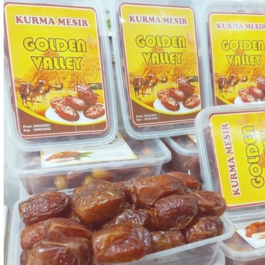 

Kurma Mesir Golden Valley 1KG Original Kurma Golden Valley premium