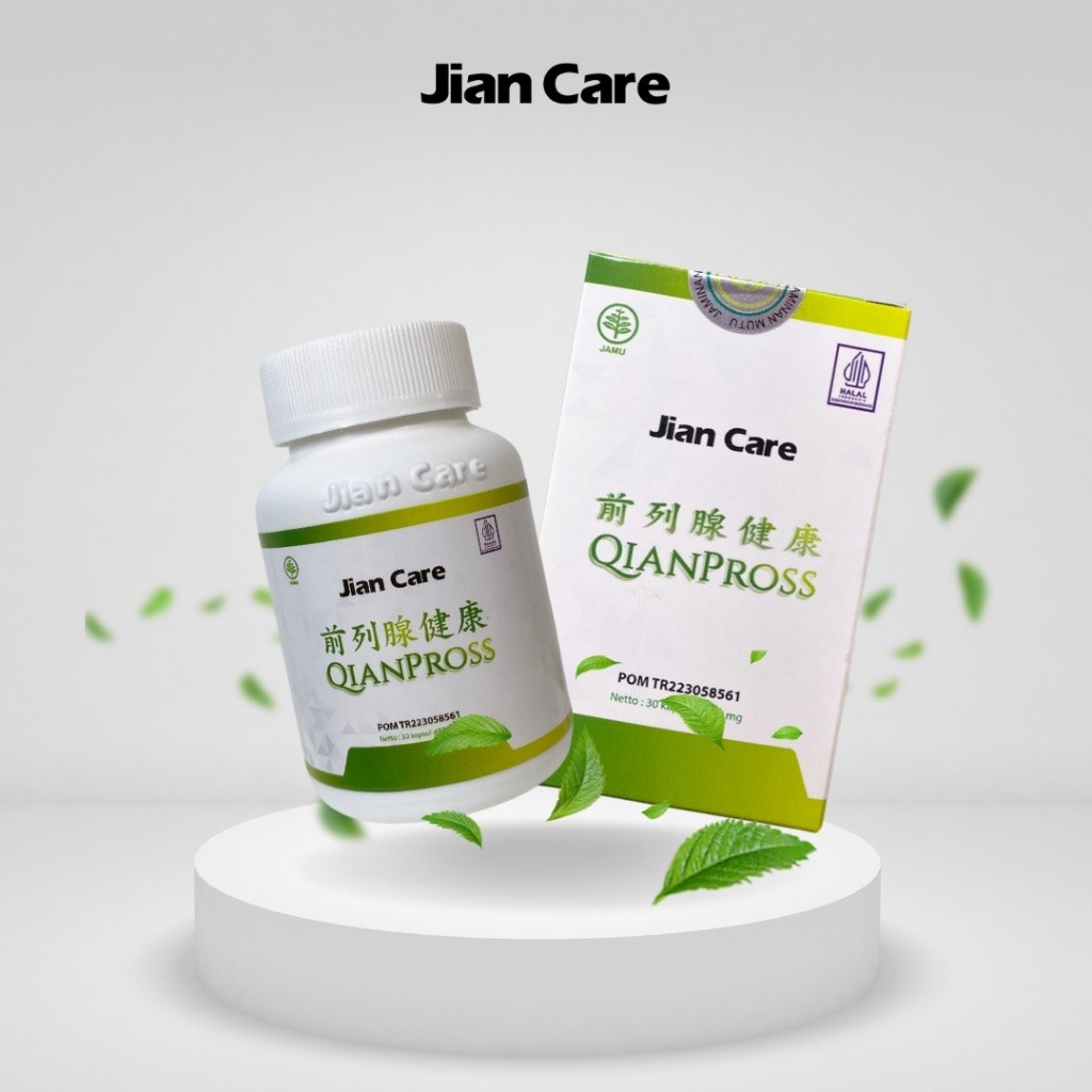 Qianpros Jian care ORIGINAL Ampuh Atasi Masalah Prostat, Kanker Prostat, Radang Prostat Original JIA