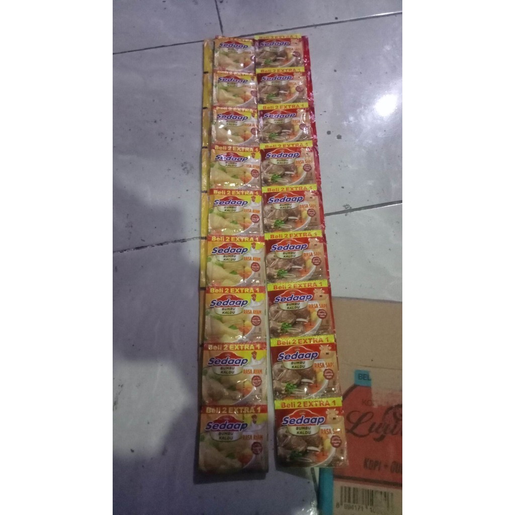 

sedap bumbu kaldu all variant isi 18 pcs