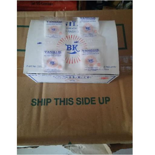 

Vanili / Vanillie BK ( 1 box isi 100 sachet ) - VANILI POWDER BK Sachet 2 Gram - Bubuk Vanilli