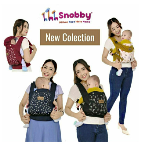 JK67YH Gendongan Bayi Ransel M-Shape + Hoodie Series Athaya / Emily / Owl Snobby