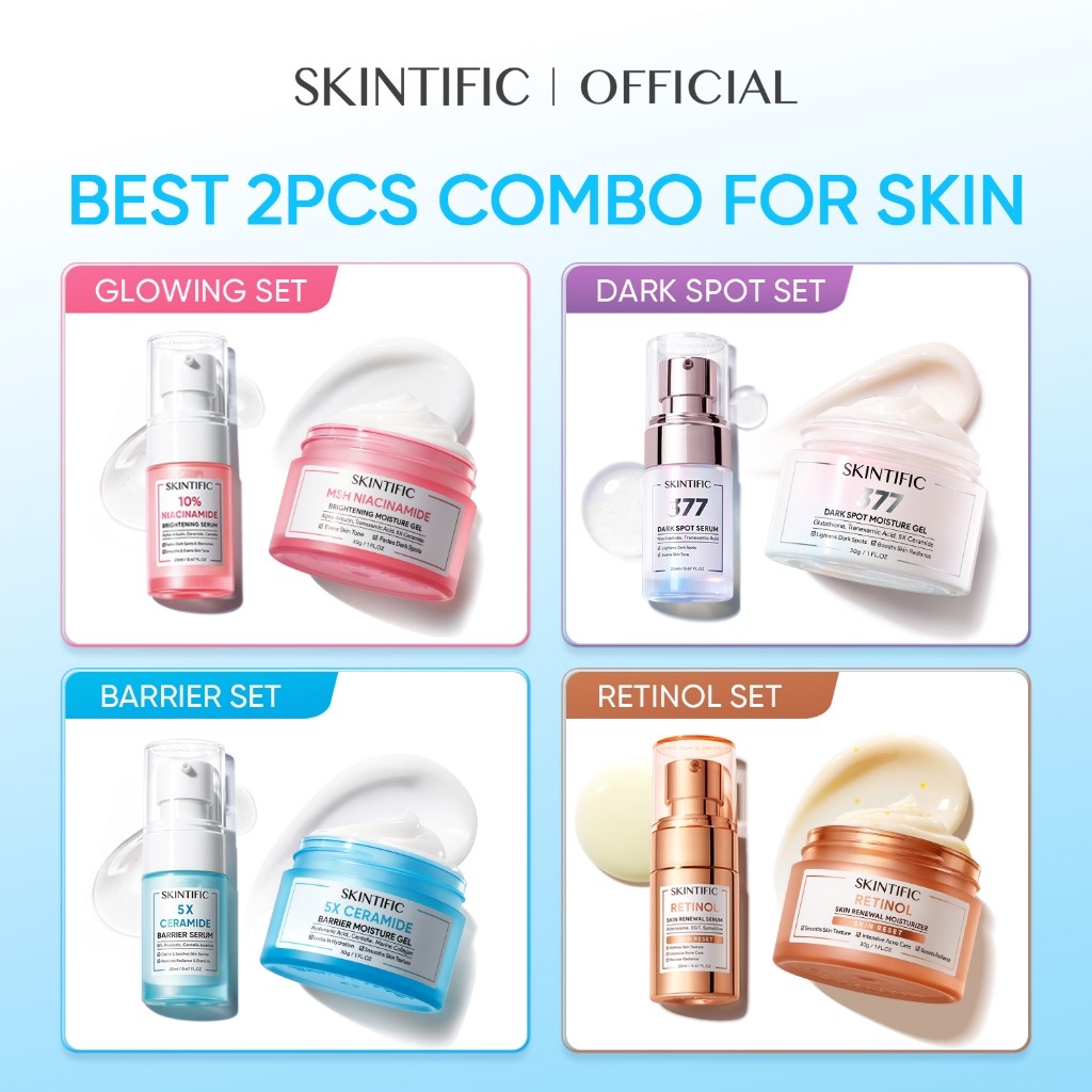 [2PCS Set] SKINTIFIC Anti-dark Spot Set/Symwhite 377 Serum + Symwhite 377 Dark Spot Moisturizer Gel 