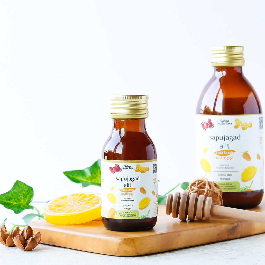 

60ML MINI Sapujagad Alit MANGGA Minuman Jamu Anak Kencur RAHSA NUSANTARA
