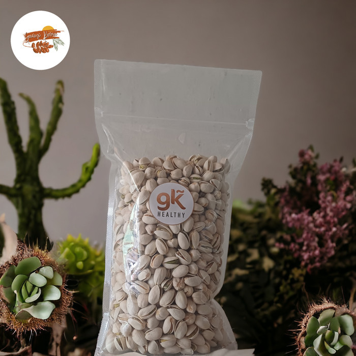 

kacang pistachio 1kg roasted salted premium quality - 500gr
