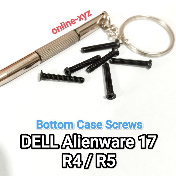 baut mur sekrup casing DELL Alienware 17 R4 R5 amd ryzen intel core