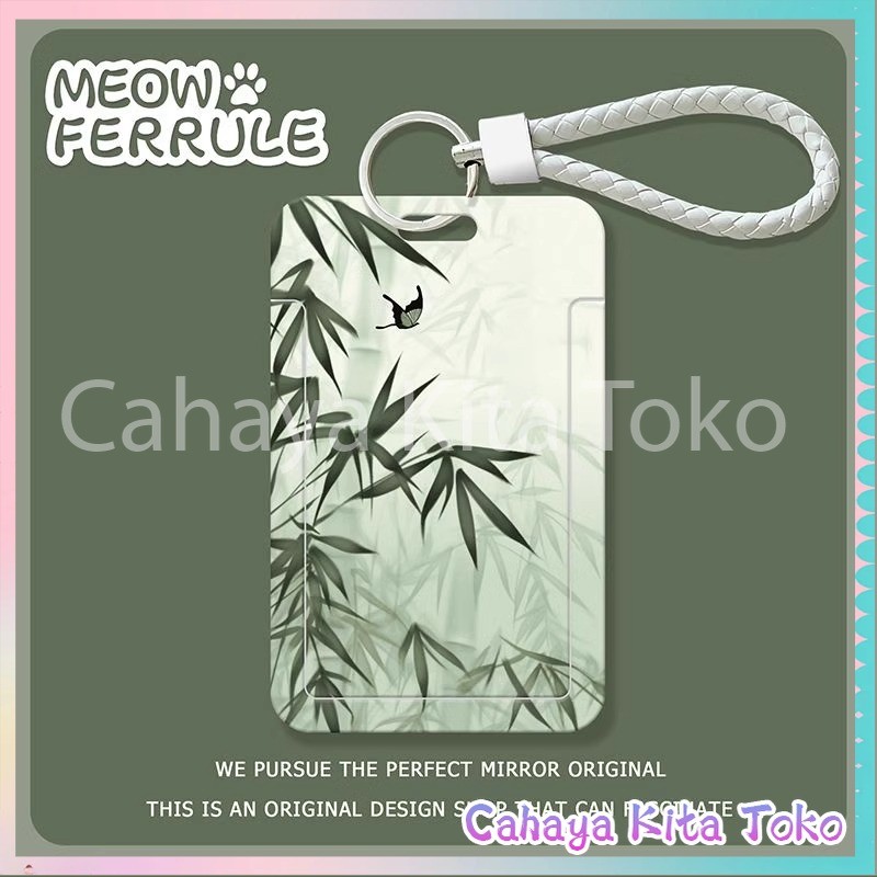

ID CARD HOLDER/SARUNG KARTU/pesanan Hadiah Khusus/SUPPORT HARGA GROSIR/Bambu dan kupu dalam gaya Tiongkok