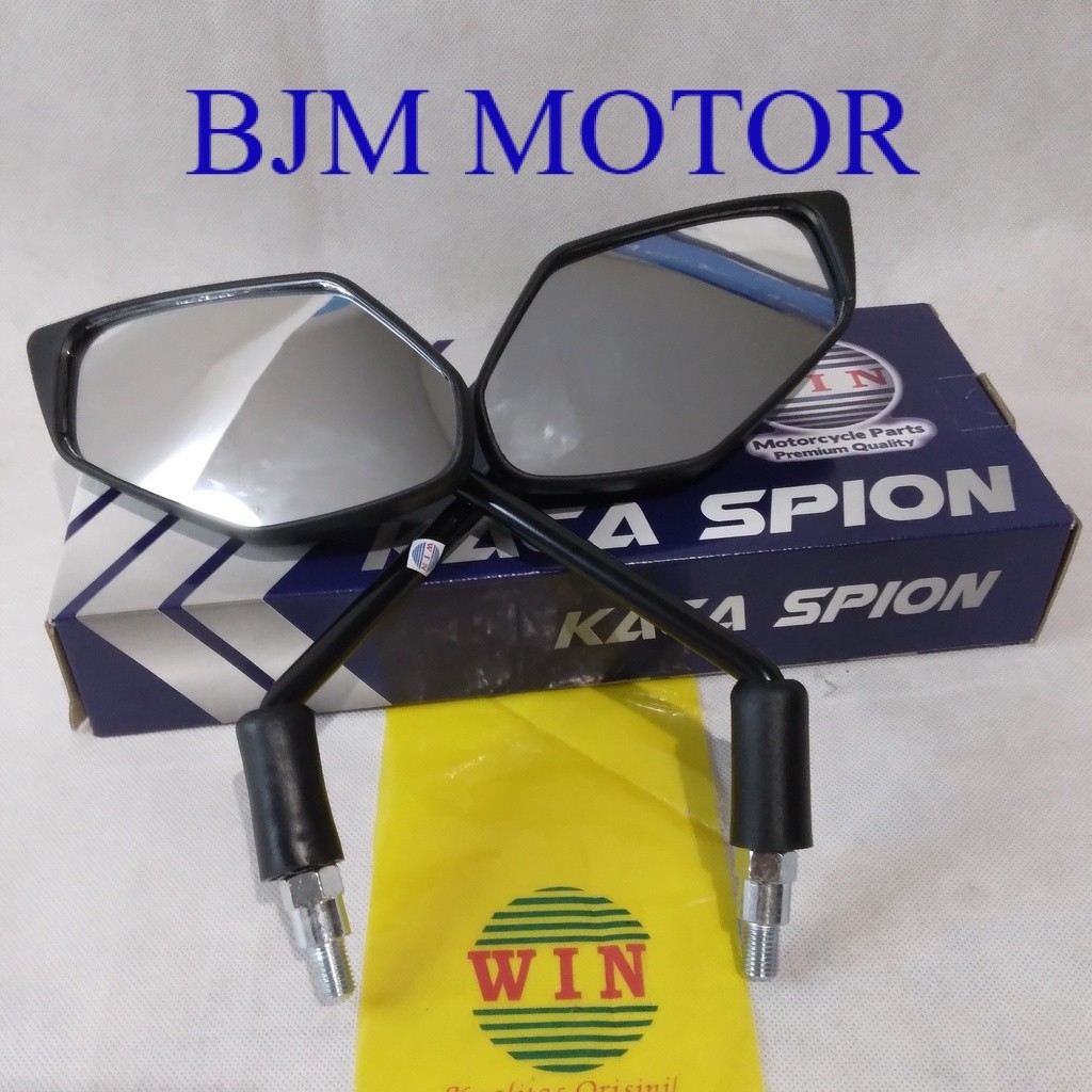 BJM MOTOR - Kaca Spion NMAX 155 2015 - 2017 / AEROX 155 Set Kiri Kanan WIN | sepasang sepion motor i