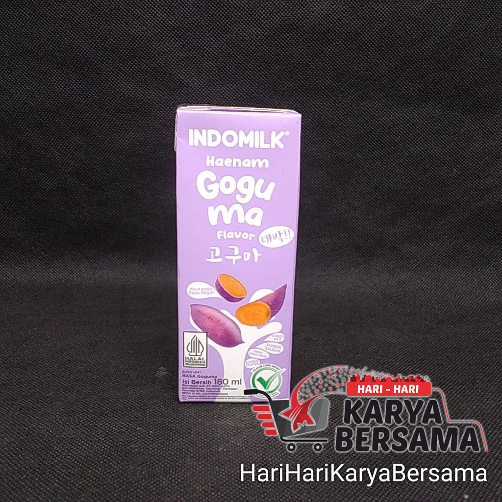 

MINUMAN SUSU INDOMILK UHT HAENAM GOGUMA FLAVOR 180ML