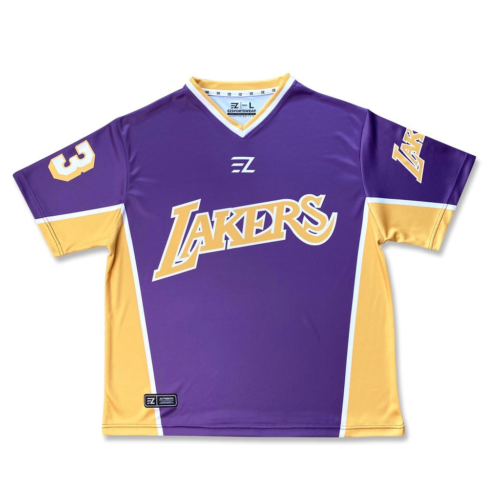 [ORIGINAL] Jersey Los Angeles Lakers UNGU PURPLE #33 Bloke Core Edition - Bola Basket NBA Baju Kaos 