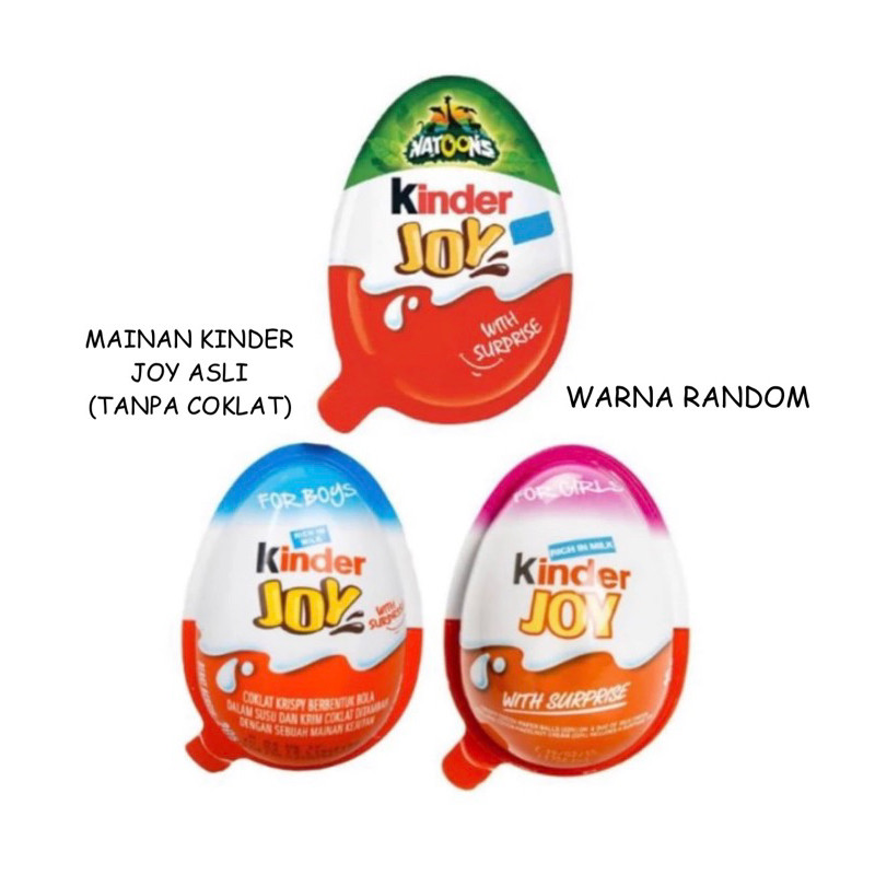 MAINAN KINDER JOY / HANYA MAINAN TANPA COKLAT / MAINAN