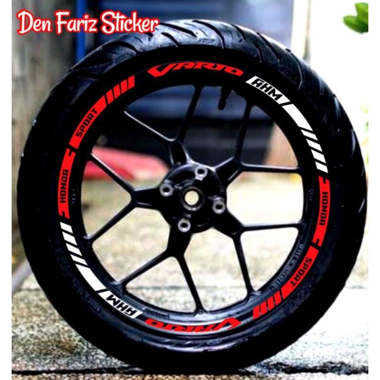 Stiker Velg Motor Vario 125 150 Stiker Velg Vario 125 Cuting Stiker Velg Vario 125 Stiker Velg Vario
