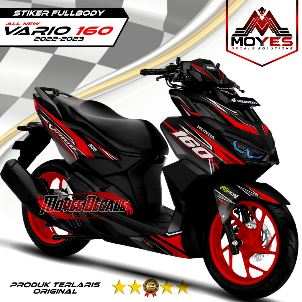 Decal sticker Honda Vario 160 New ABS/NON ABS fullbody Dekal Stiker Motor Honda Vario 160 Murah deca
