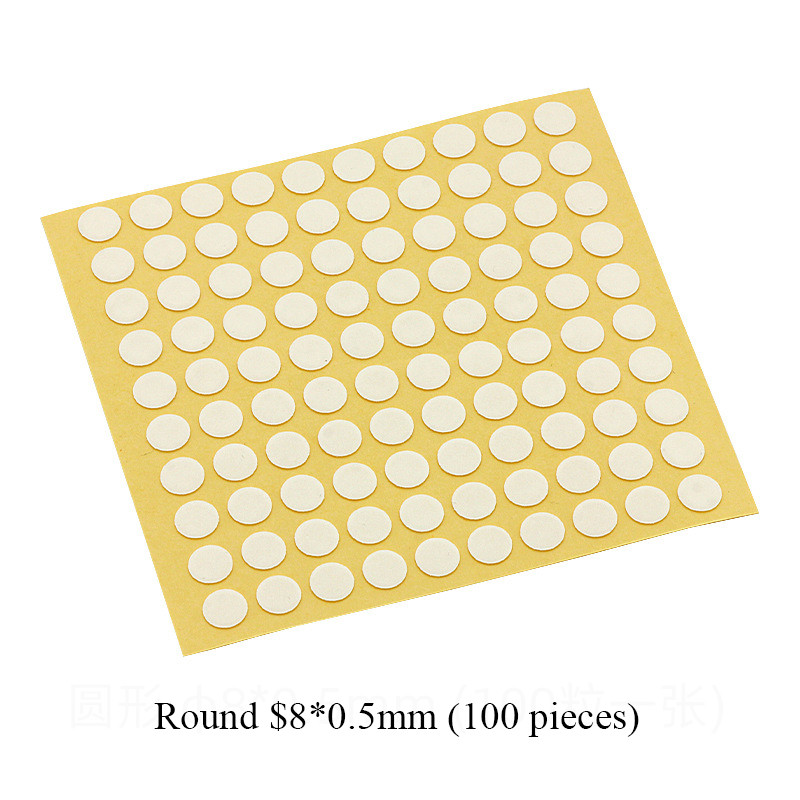 Ornamen Perekat Akrilik Tahan Air Perekat Transparan Perekat Dua Sisi Kuat Tanpa Sambungan Geoolimy