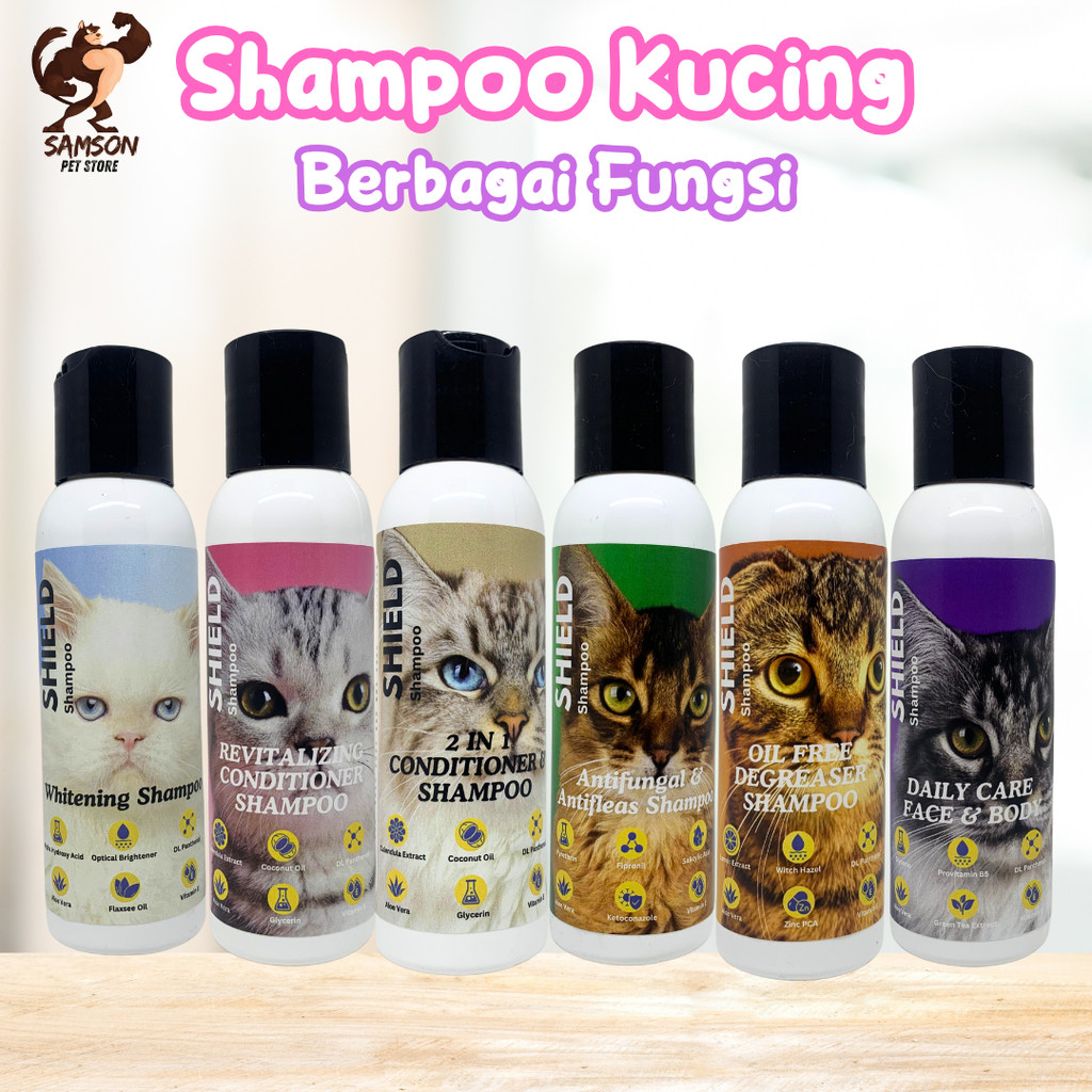 [GROSIR] SHAMPO KUCING DAN ANJING 100ML ANTI KUTU JAMUR WANGI BULU RONTOK PELEBAT BULU PUTIH AMPUH S