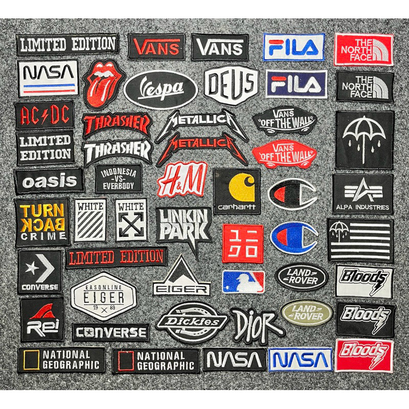 Bordir Logo PATCH EMBLEM BORDIR LOGO | EMBLEM BORDIR JAHITbisa pesan satuan