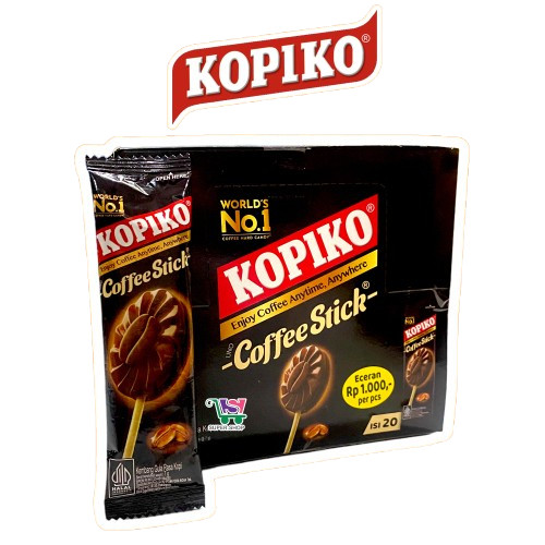 

PERMEN KOPIKO STICK 20 X 7GR DUS PACK COFFEE CANDY MAKANAN RINGAN CEMILAN ANAK GROSIR MURAH MAYORA SUGAR FREE