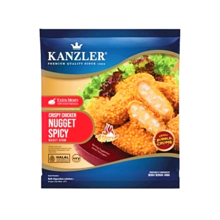 

Kanzler Crispy Spicy Chicken Nugget 450gr HALAL