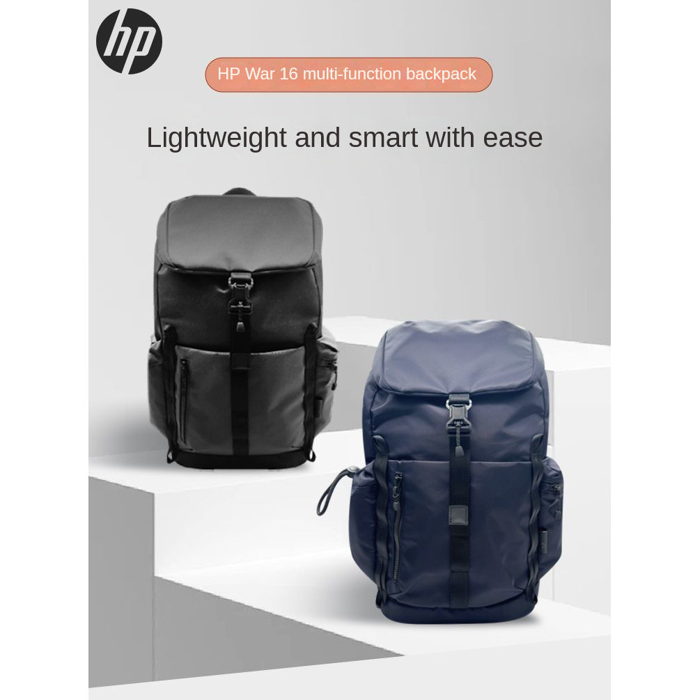 HP ZHAN 16 9U5S3P3 Tas Ransel Laptop Backpack Magnetic Buckle Reflective Strip Gaming Ringan