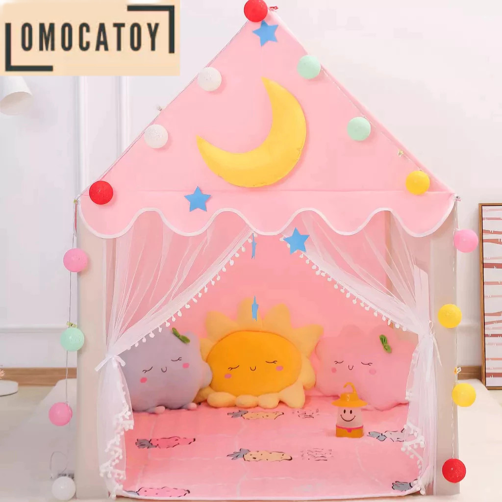XX56TF Tenda Bermain Anak Tenda Anak Serbaguna Model Rumah Tenda Princess Jumbo | Tenda Anak Perempu