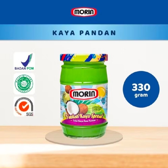 

Morin Selai Kaya Pandan Spread 330 gr / selai morin