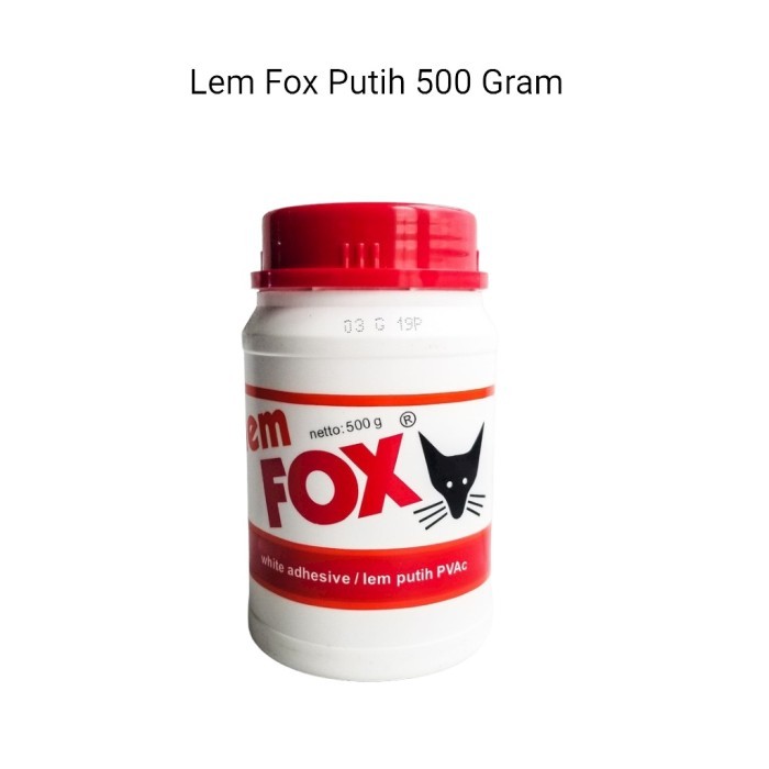 

Lem Fox Putih 500 gram Lem PVAc Lem Kayu Kertas