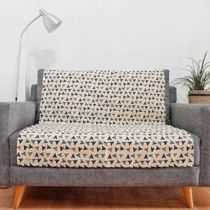Promo STILETTO - Cover Sofa Motif Tribal Bohemian - Sarung/Tutup/Alas sofa 2 seater - Ukuran 100 x 1